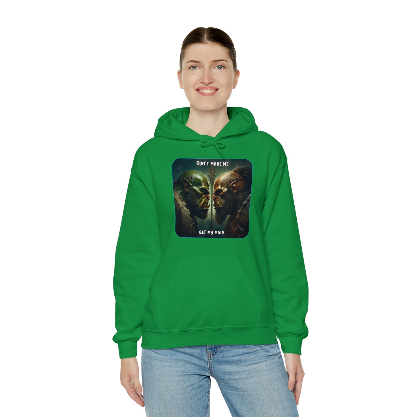 Goated Goods - World of Warcraft - Don't make me get my main  - Unisex Hoodie