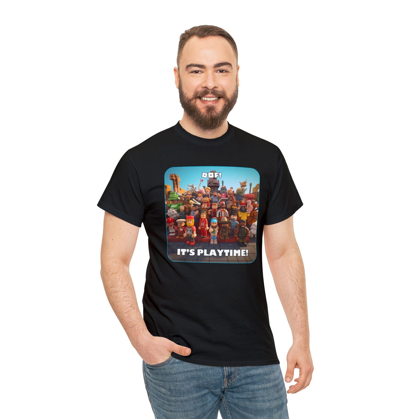 Goated Goods - Roblox - Oof! It's Playtime!  - Unisex T-shirt