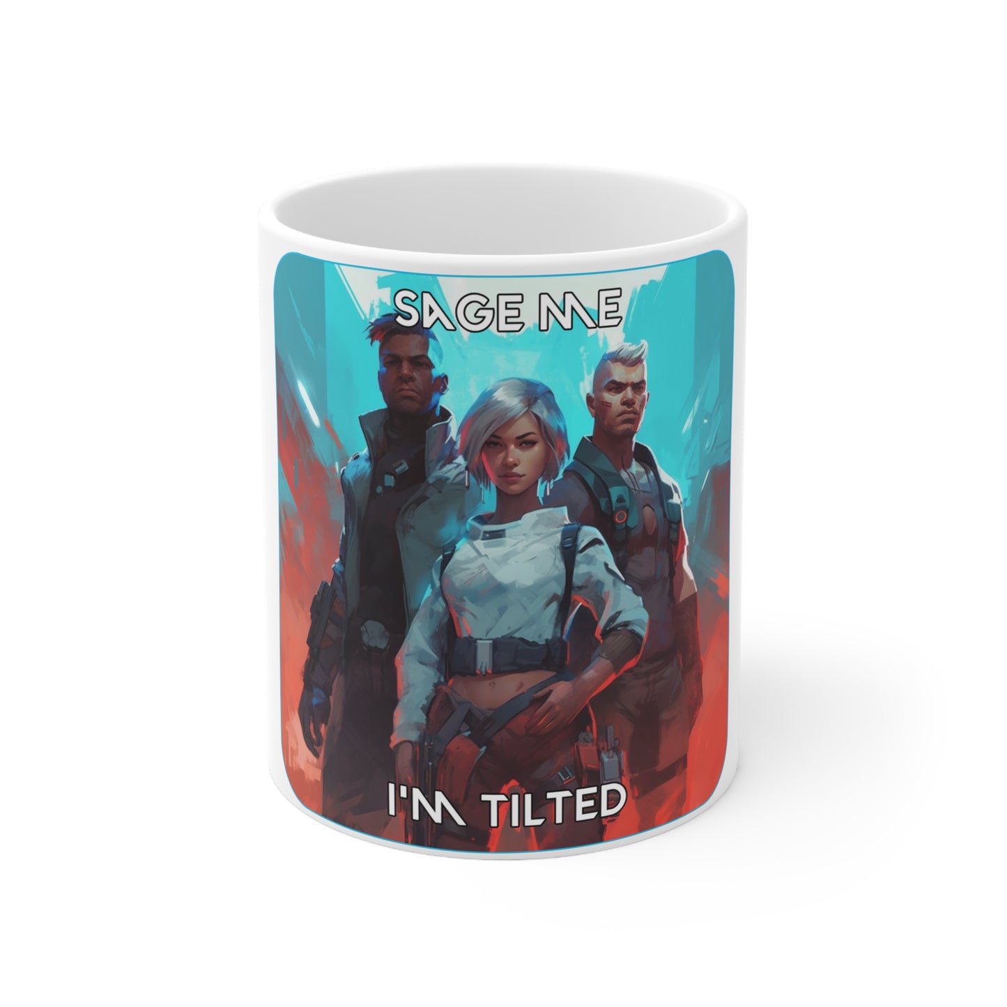 Goated Goods - Valorant - Sage me, I'm tilted  - Coffee Mug