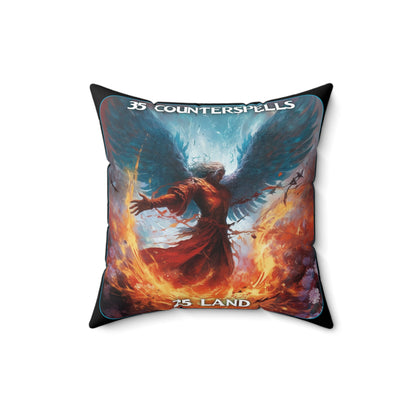 Goated Goods - Magic The Gathering - 35 Counterspells 25 land  - Square Pillow