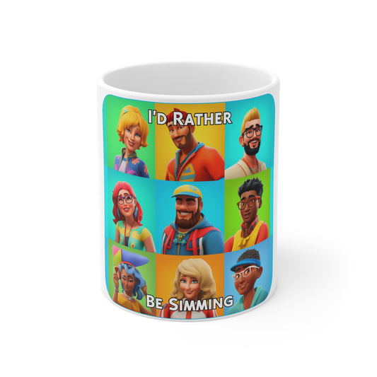 Goated Goods - The Sims - I'd Rather Be Simming  - Coffee Mug