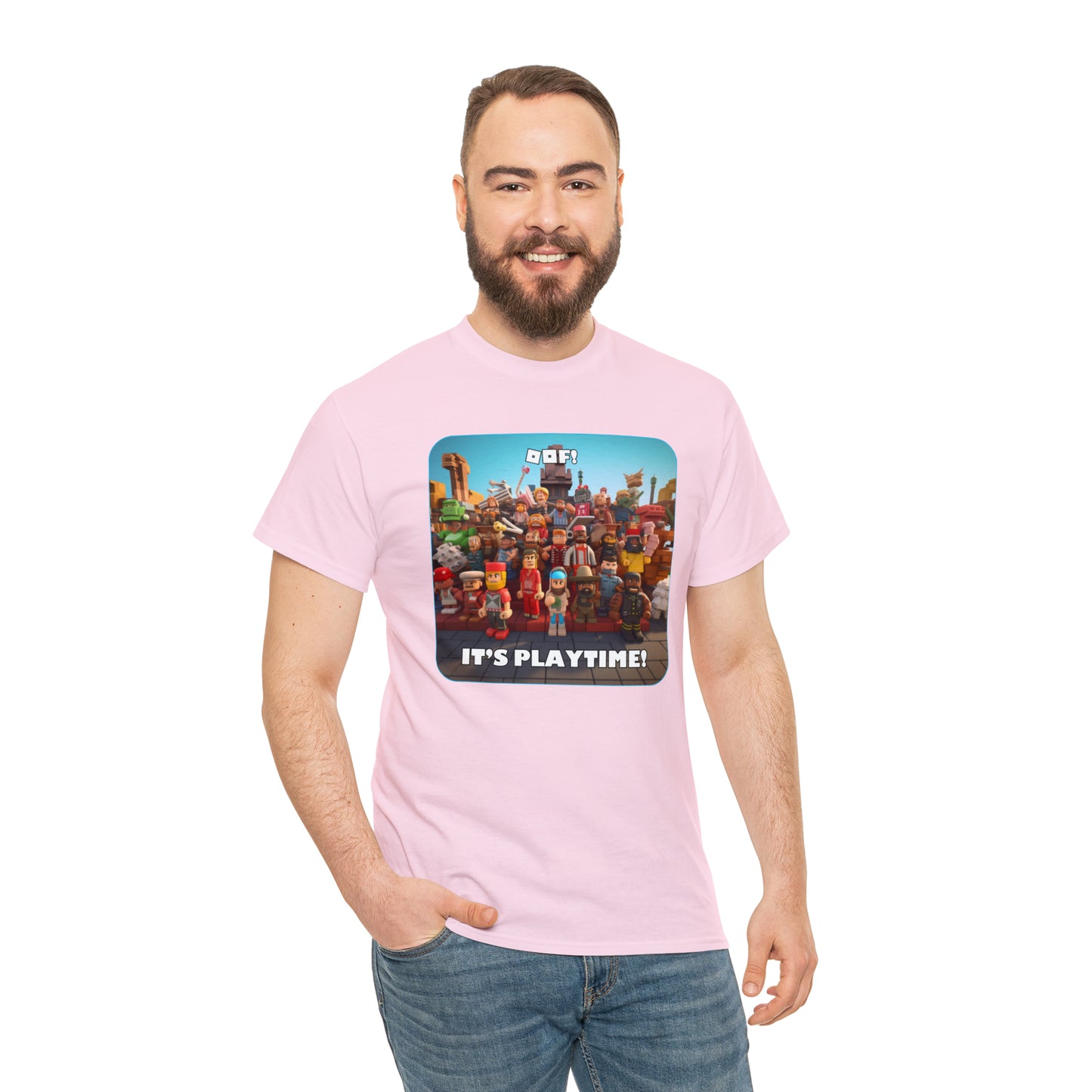 Goated Goods - Roblox - Oof! It's Playtime!  - Unisex T-shirt