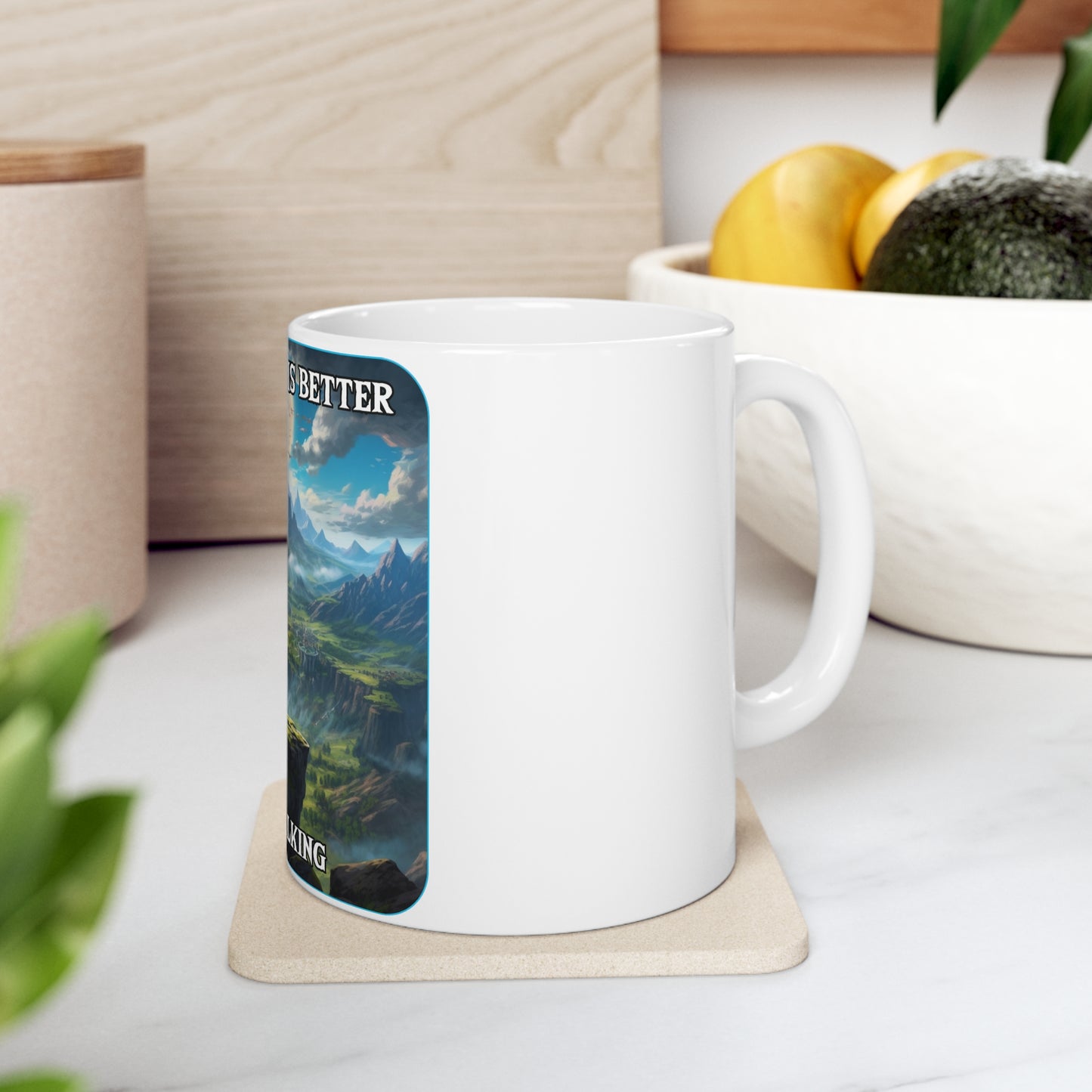 Goated Goods - Link - Paragliding is better than Walking  - Coffee Mug