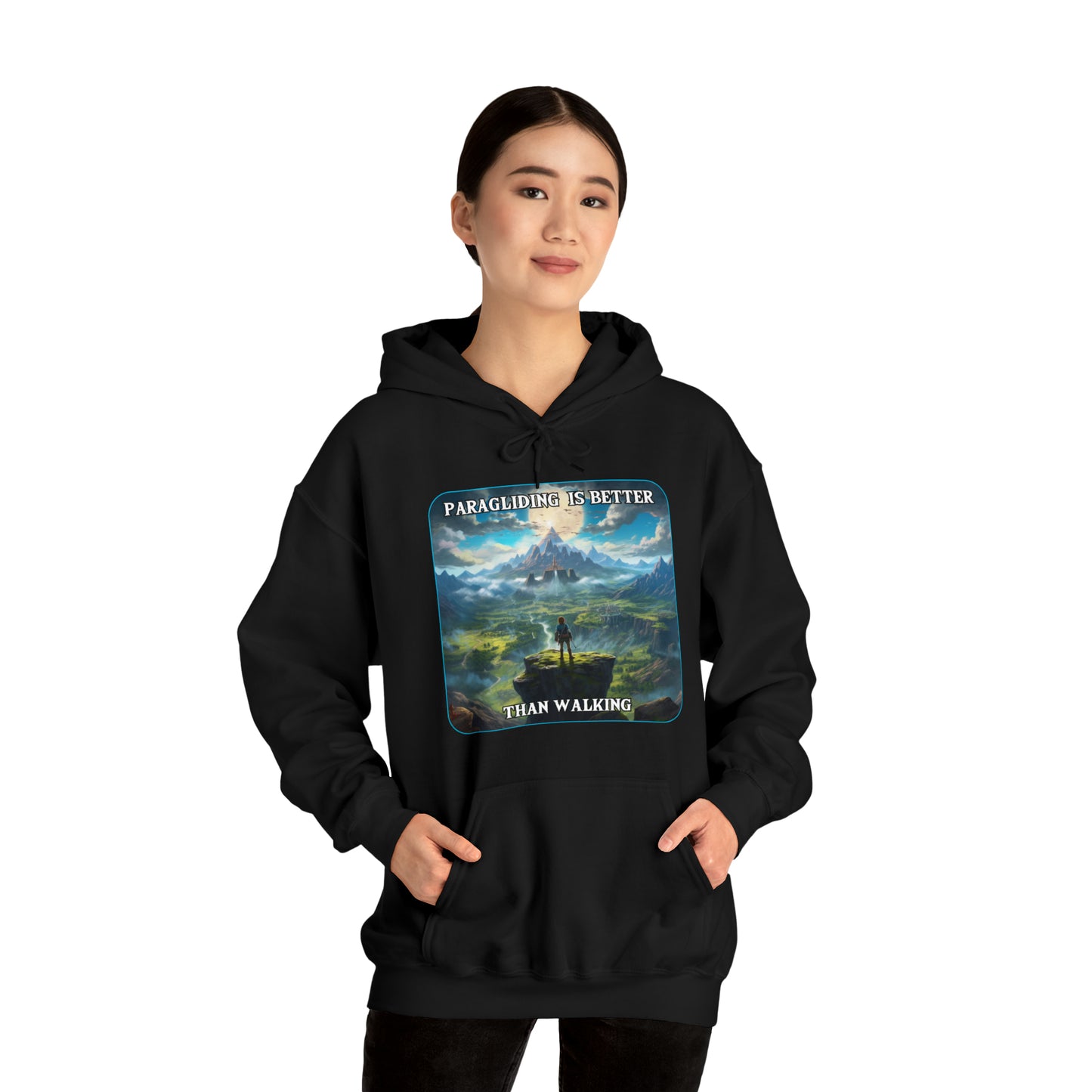 Goated Goods - Link - Paragliding is better than Walking  - Unisex Hoodie