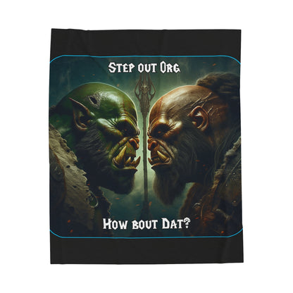 Goated Goods - World of Warcraft - Step out Org  - Velveteen Plush Blanket