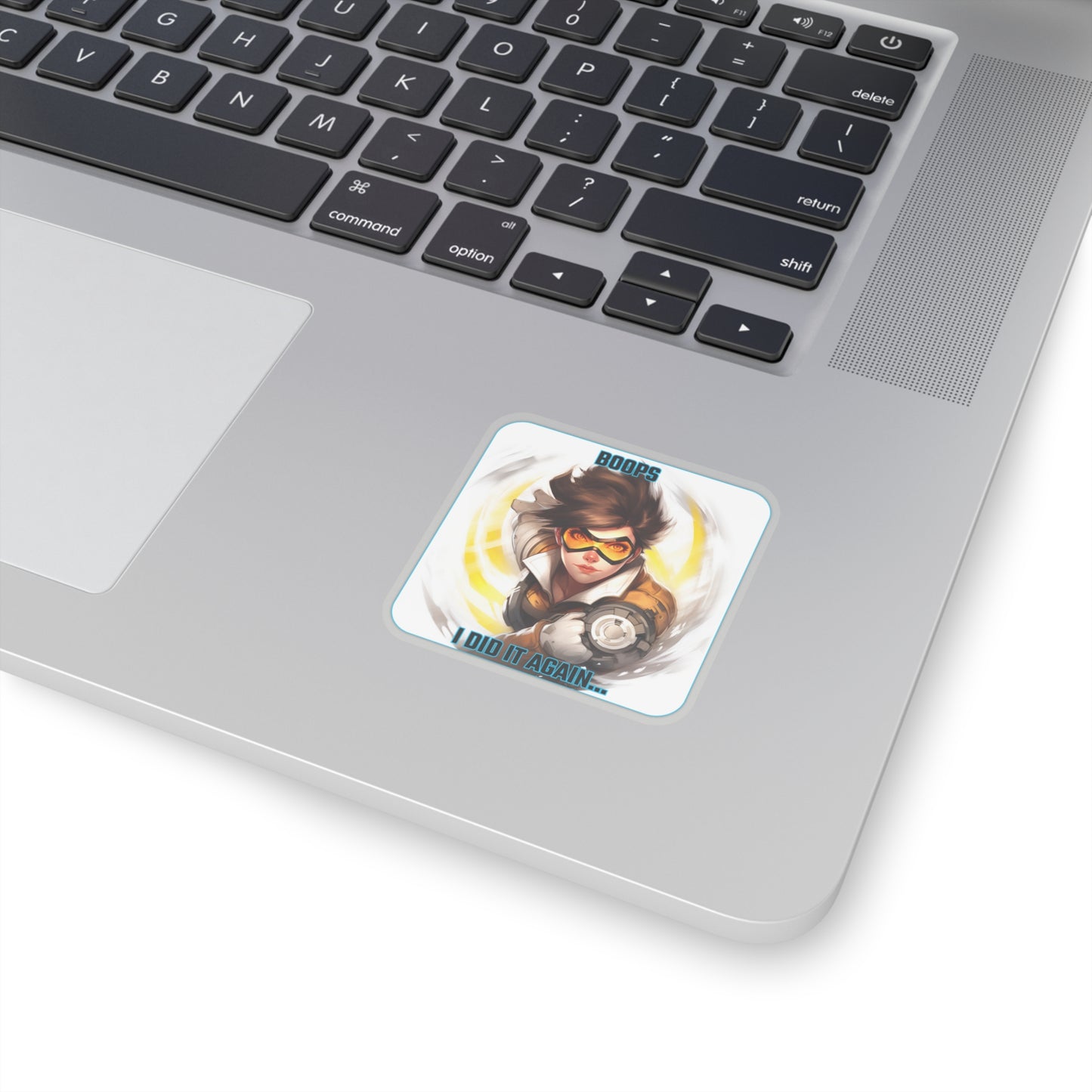 Goated Goods - Overwatch - Boops! I did it again  - Kiss-Cut Transparent Sticker