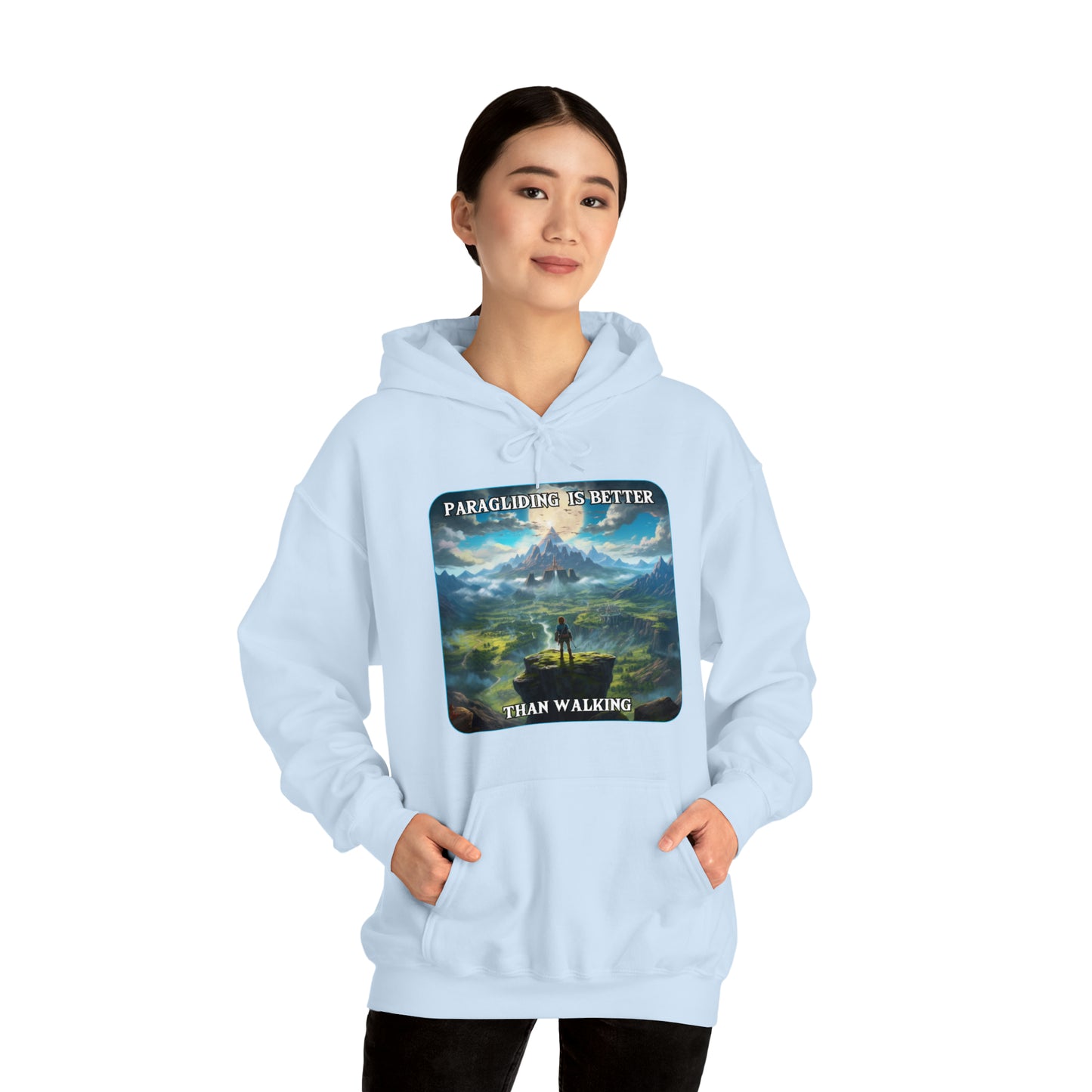 Goated Goods - Link - Paragliding is better than Walking  - Unisex Hoodie