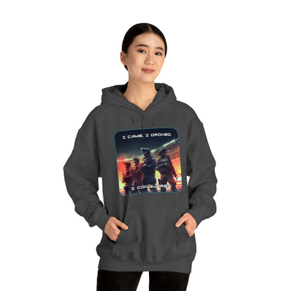 Goated Goods - Rainbow Siege - I came, I droned, I conquered  - Unisex Hoodie