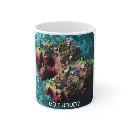 Goated Goods - Minecraft - Got wood  - Coffee Mug