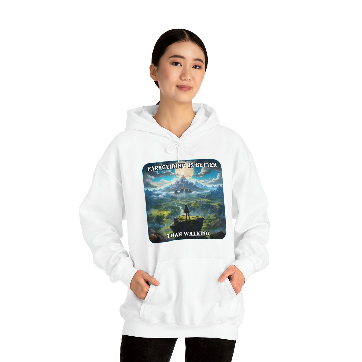 Goated Goods - Link - Paragliding is better than Walking  - Unisex Hoodie