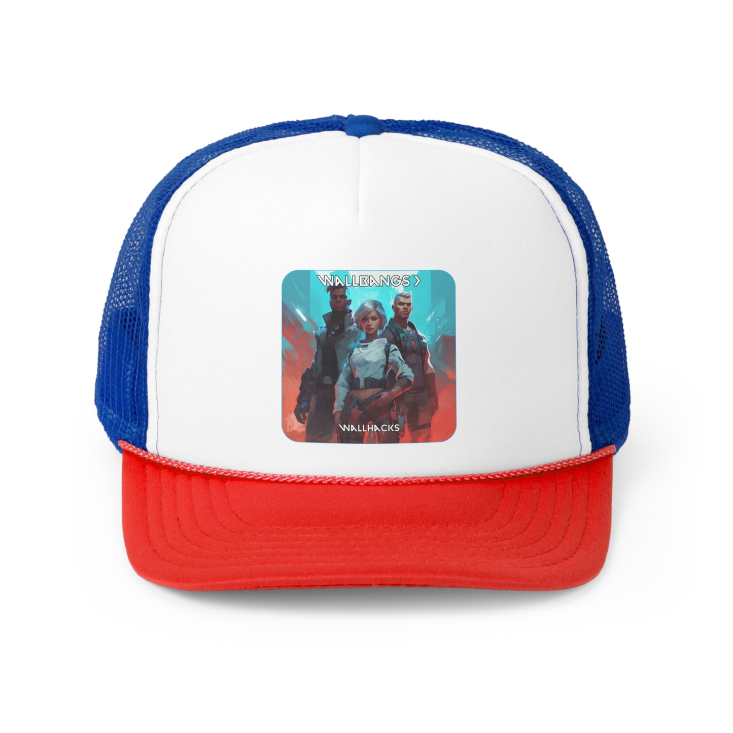 Goated Goods - Valorant - Wallbangs  Wallhacks  - Trucker Hat