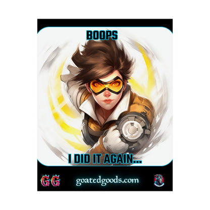 Goated Goods - Overwatch - Boops! I did it again  - Matte Vertical Poster