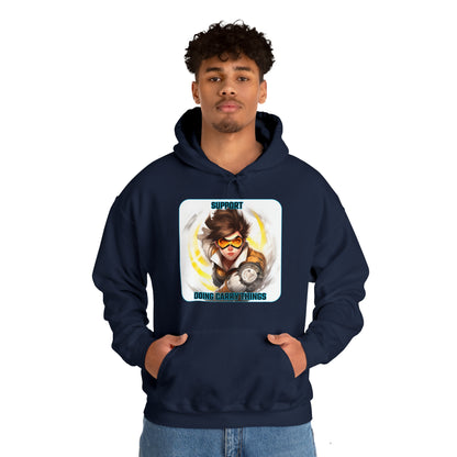 Goated Goods - Overwatch - Support doing Carry Things  - Unisex Hoodie