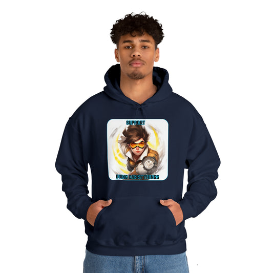 Goated Goods - Overwatch - Support doing Carry Things  - Unisex Hoodie