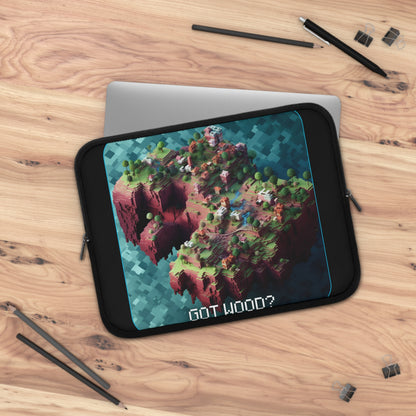 Goated Goods - Minecraft - Got wood  - Laptop Sleeve