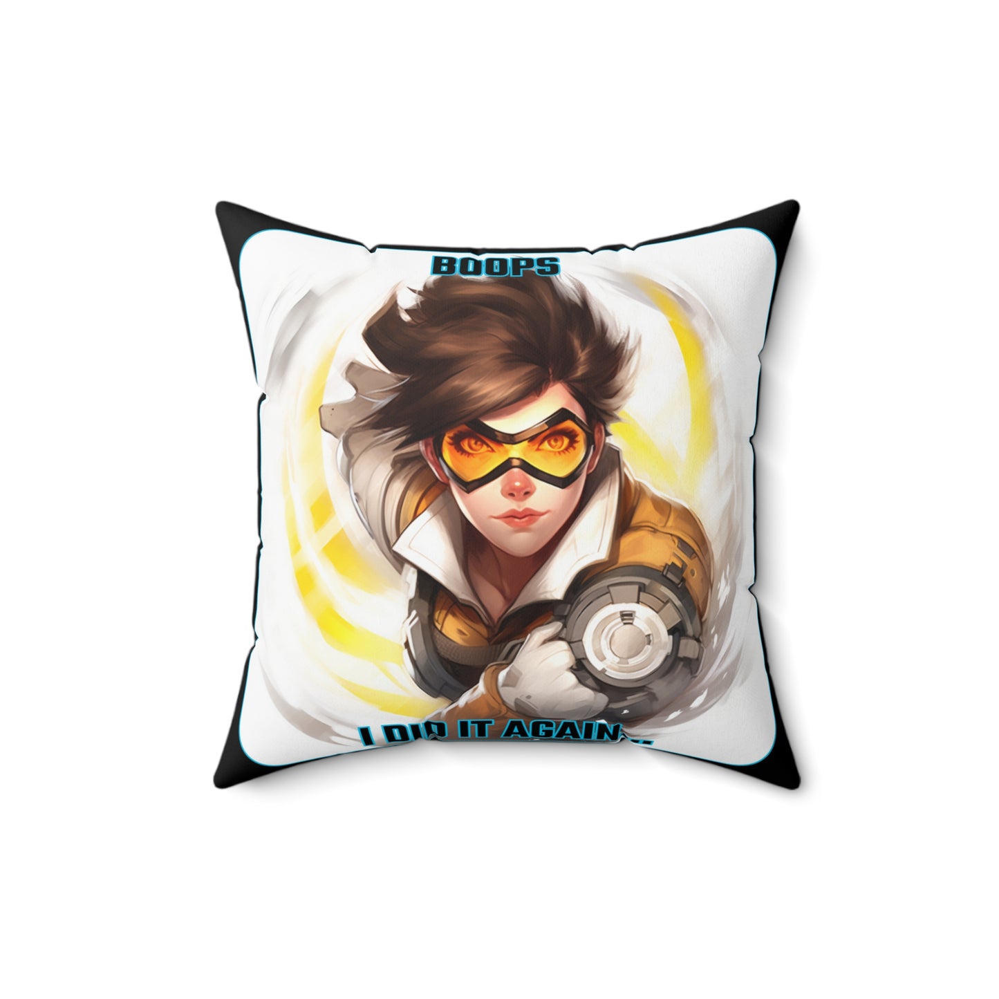 Goated Goods - Overwatch - Boops! I did it again  - Square Pillow