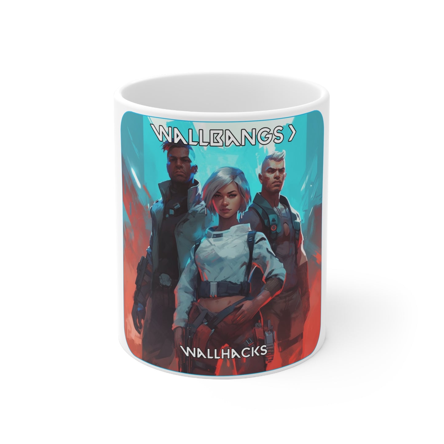 Goated Goods - Valorant - Wallbangs  Wallhacks  - Coffee Mug