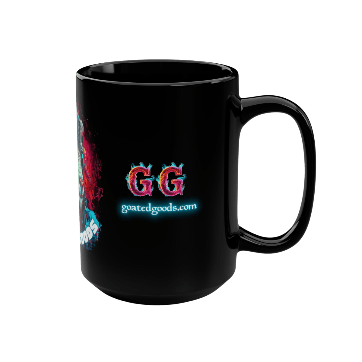 Goated Goods - 15oz Coffee Mug - Black - 15oz -