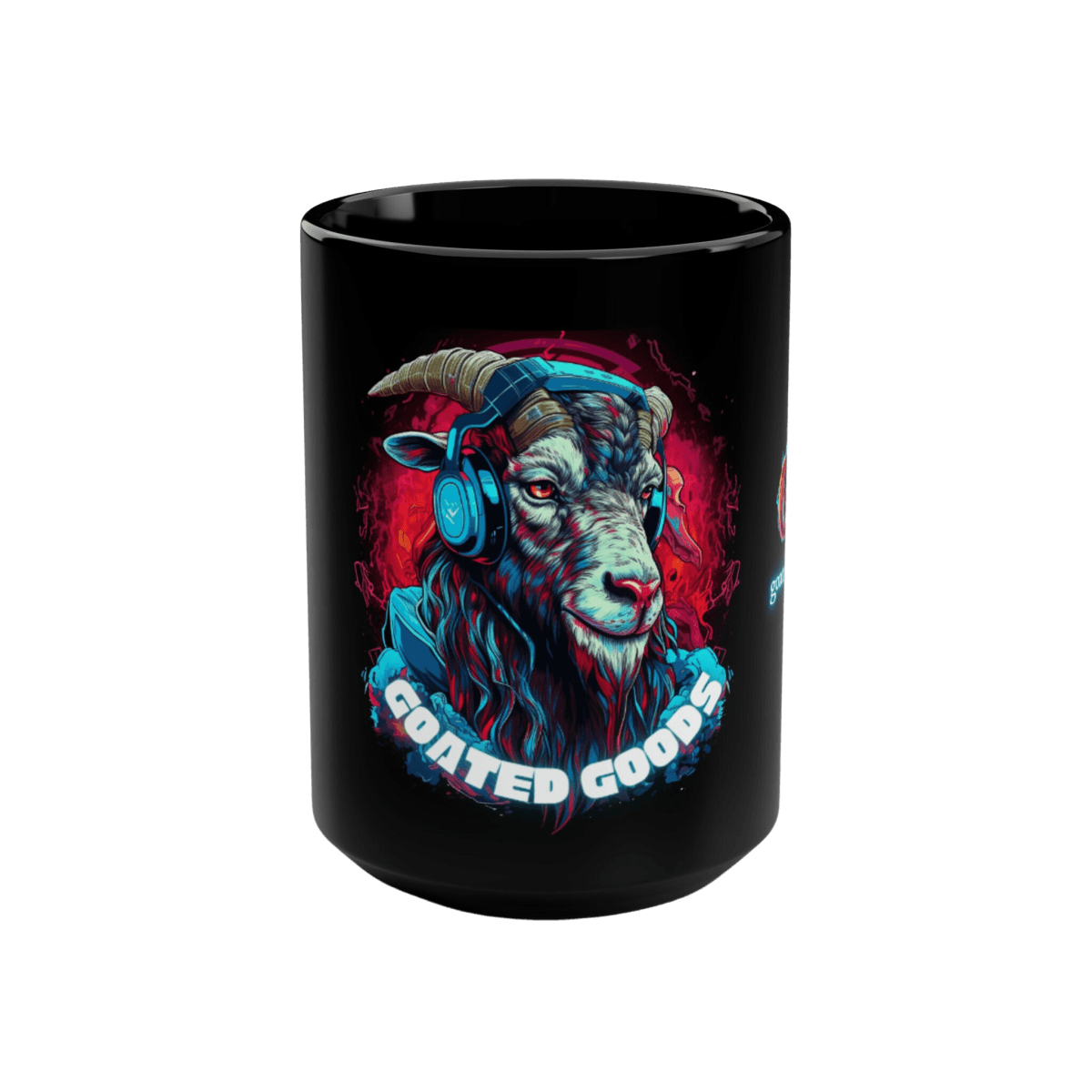 Goated Goods - 15oz Coffee Mug - Black - 15oz -