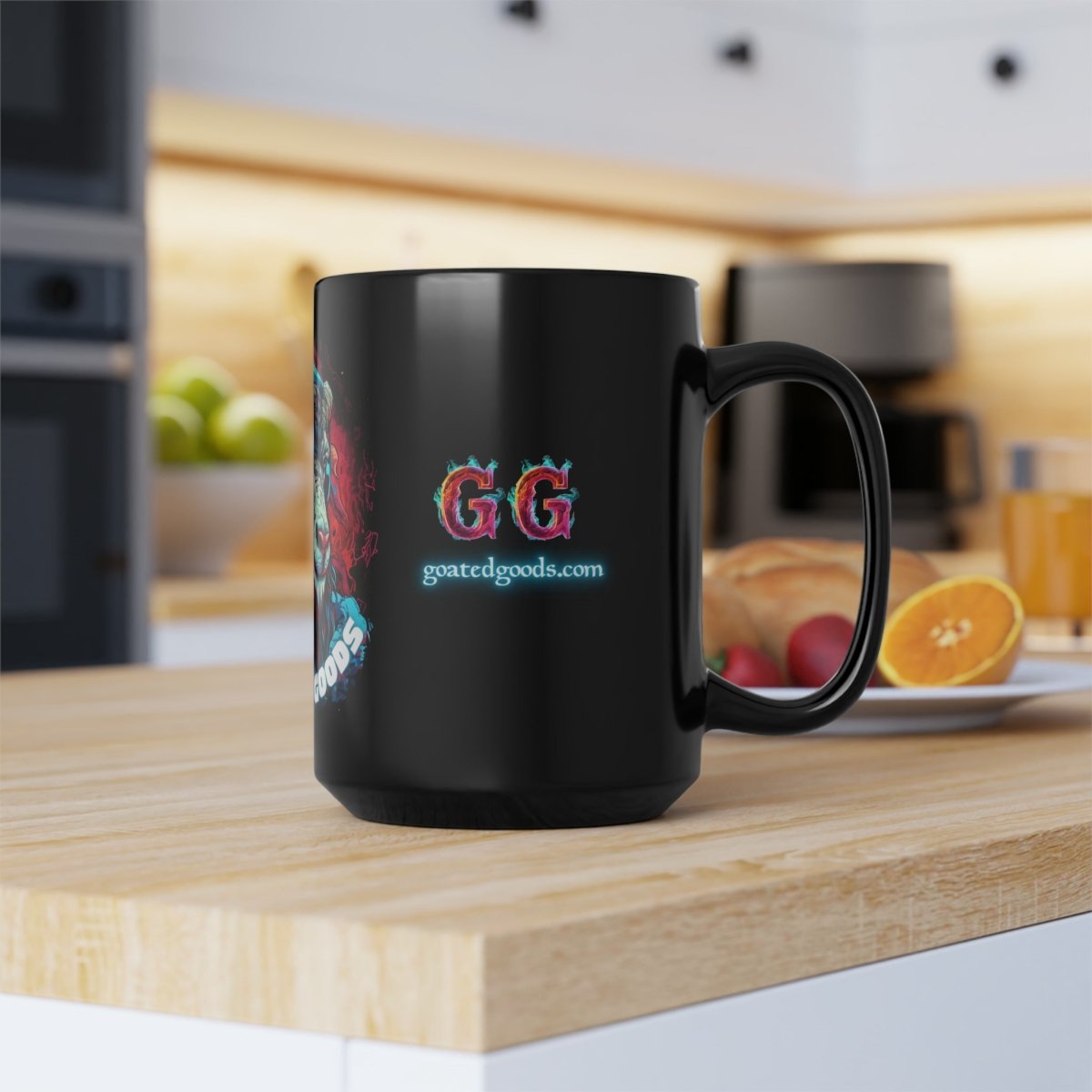 Goated Goods - 15oz Coffee Mug - Black - 15oz -