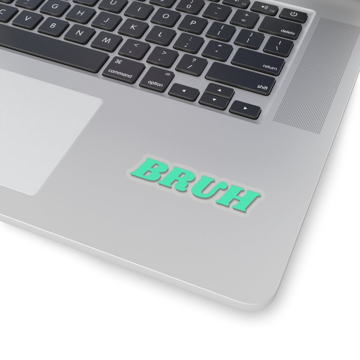 Goated Goods - All Gamers - Bruh - Kiss-Cut Transparent Sticker - 2" × 2" - Transparent