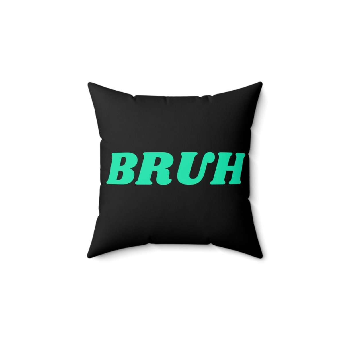 Goated Goods - All Gamers - Bruh - Square Pillow - 14" × 14" -