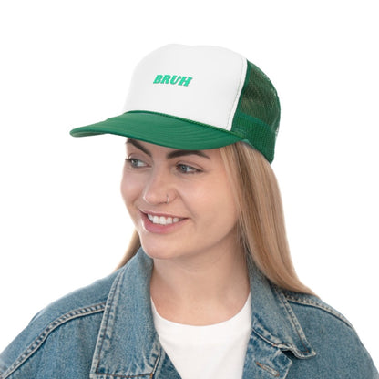 Goated Goods - All Gamers - Bruh - Trucker Hat - Green - One size