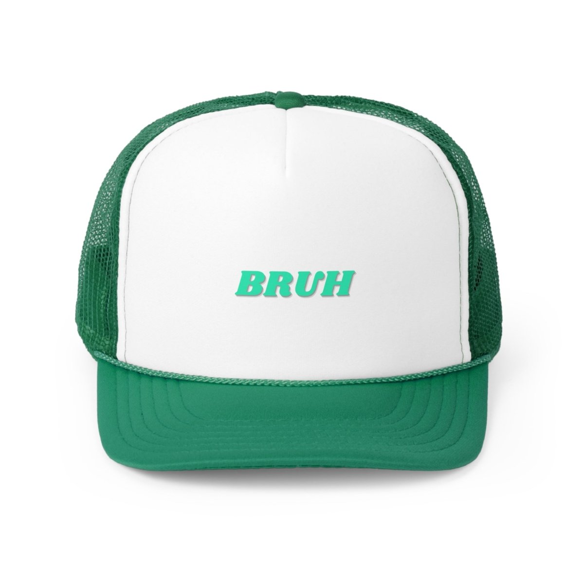 Goated Goods - All Gamers - Bruh - Trucker Hat - Green - One size