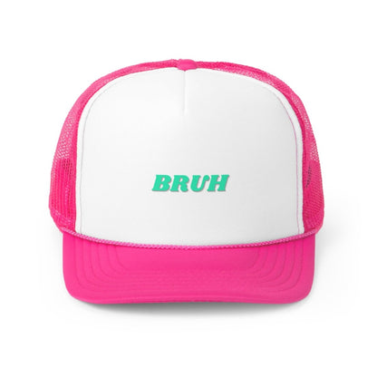 Goated Goods - All Gamers - Bruh - Trucker Hat - Pink - One size