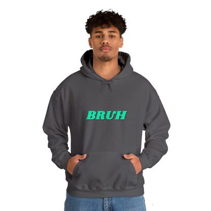 Goated Goods - All Gamers - Bruh - Unisex Hoodie - Charcoal - S