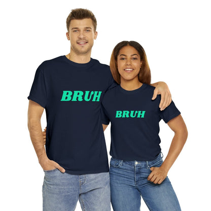 Goated Goods - All Gamers - Bruh - Unisex T-shirt - Navy - S