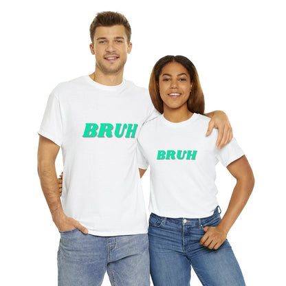 Goated Goods - All Gamers - Bruh - Unisex T-shirt - White - S