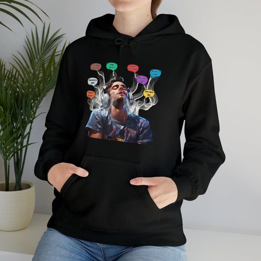 Goated Goods - All Gamers - Copium Enjoyer - Unisex Hoodie - Black - S