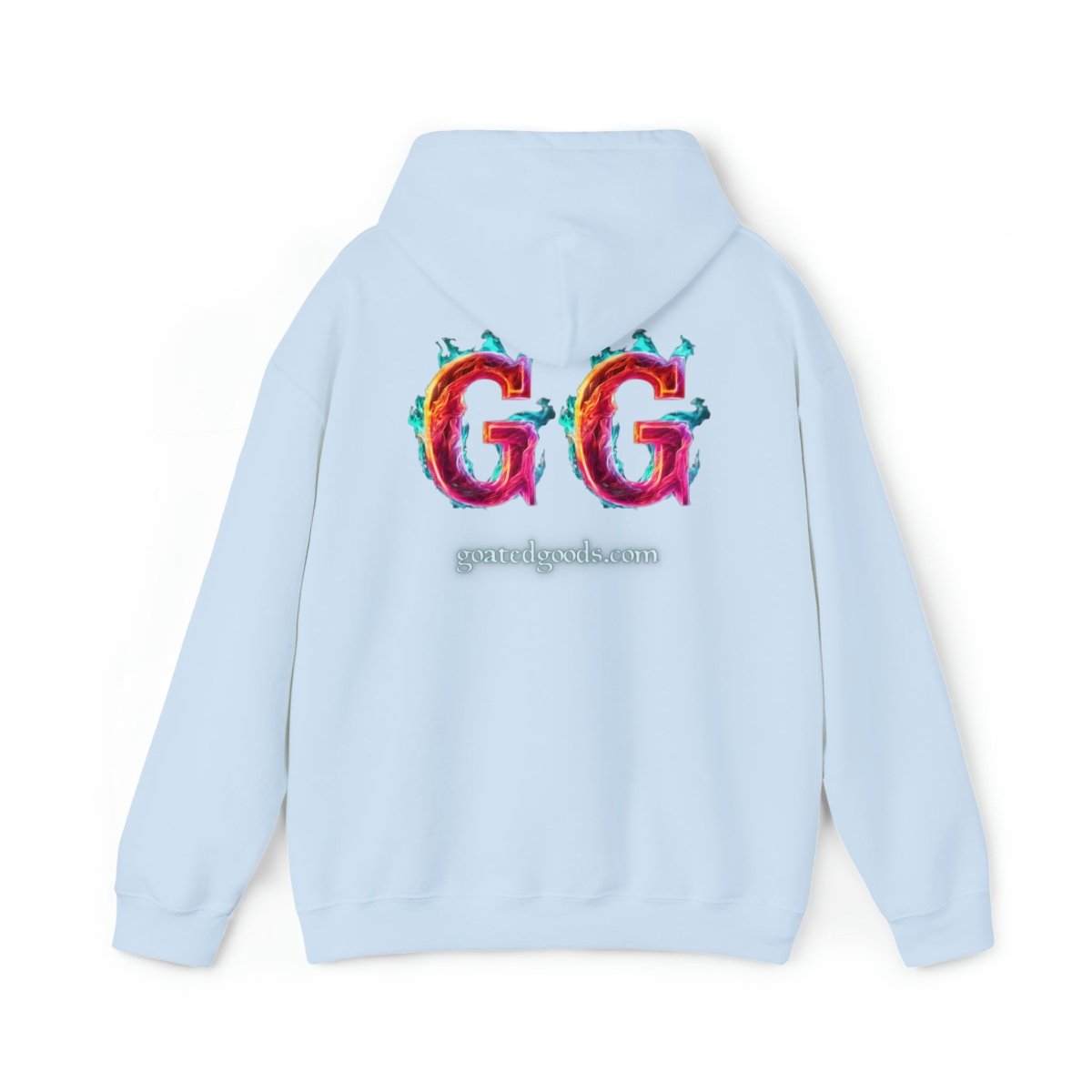 Goated Goods - All Gamers - Ctrl+Alt+Defeat - Hoodie - Light Blue - S