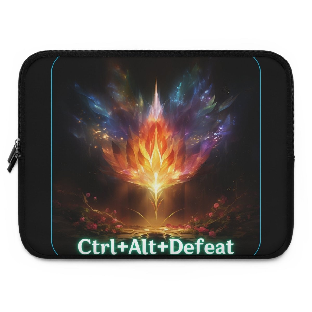 Goated Goods - All Gamers - Ctrl+Alt+Defeat - Laptop Sleeve - Black - 15"