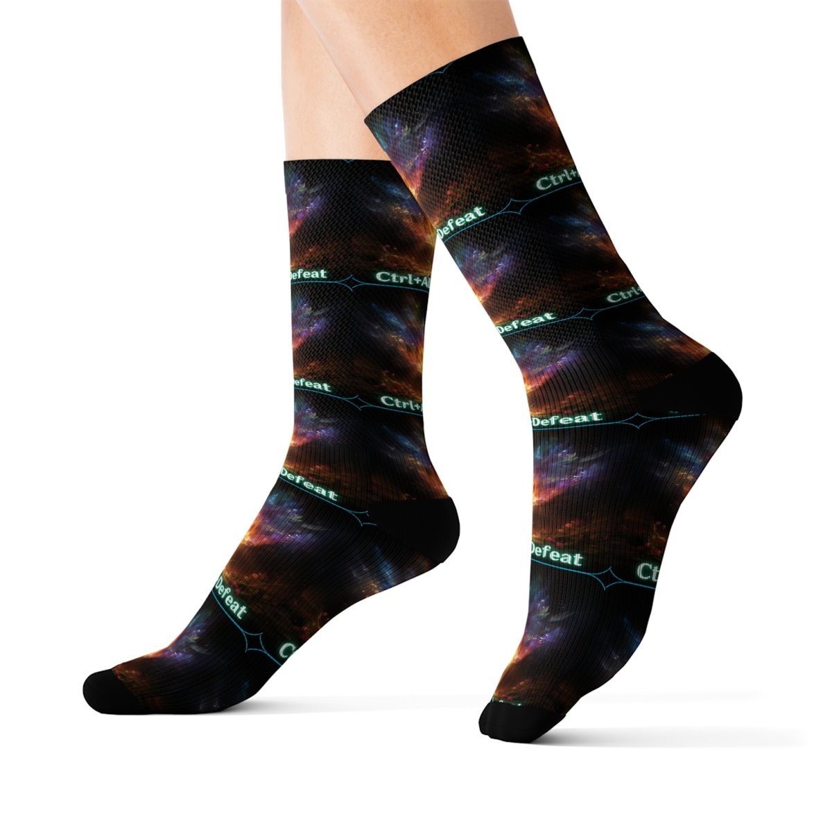 Goated Goods - All Gamers - Ctrl+Alt+Defeat - Socks - M -