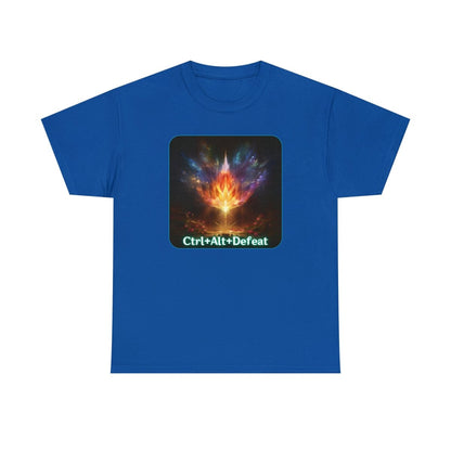 Goated Goods - All Gamers - Ctrl+Alt+Defeat - T-shirt - Royal - S