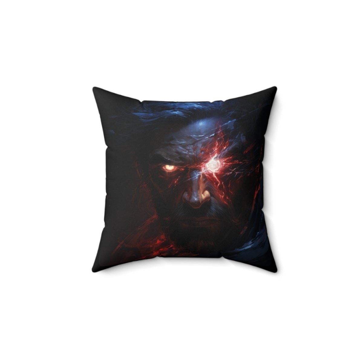 Goated Goods - All Gamers - Cyber GigaChad - Square Pillow - 14" × 14" -