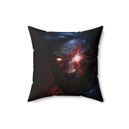 Goated Goods - All Gamers - Cyber GigaChad - Square Pillow - 16" × 16" -