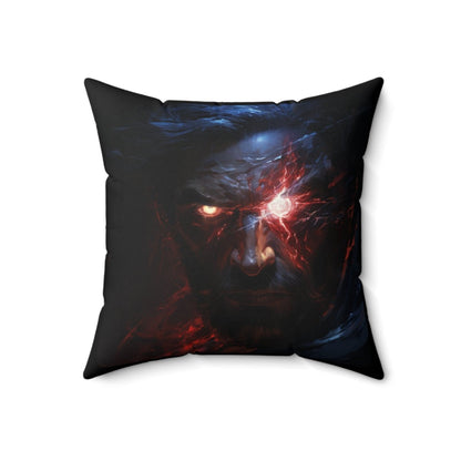 Goated Goods - All Gamers - Cyber GigaChad - Square Pillow - 18" × 18" -