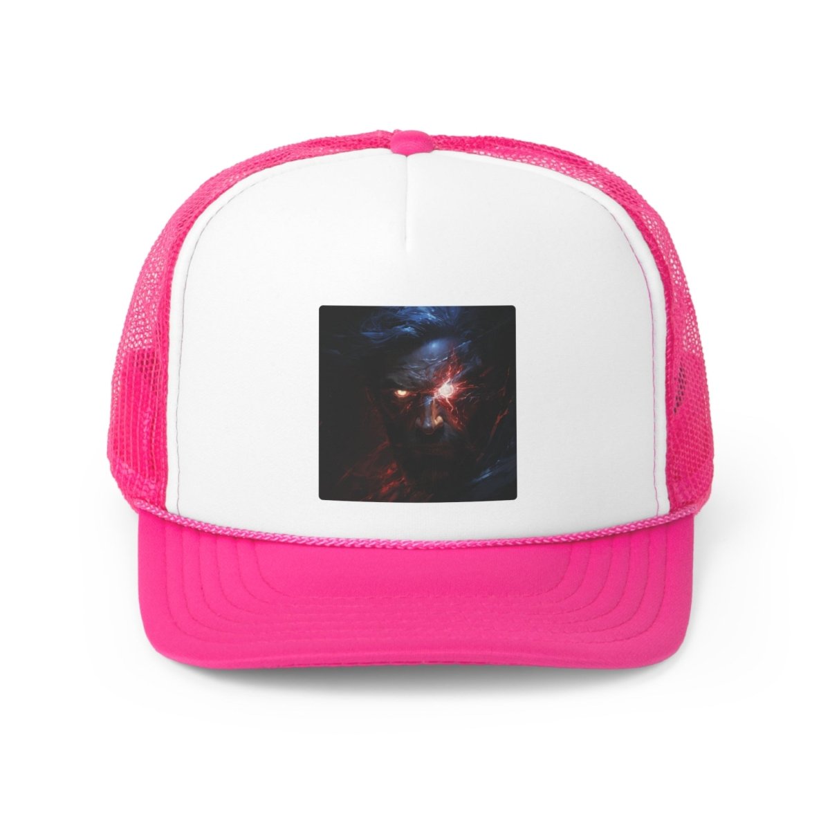 Goated Goods - All Gamers - Cyber GigaChad - Trucker Hat - Pink - One size