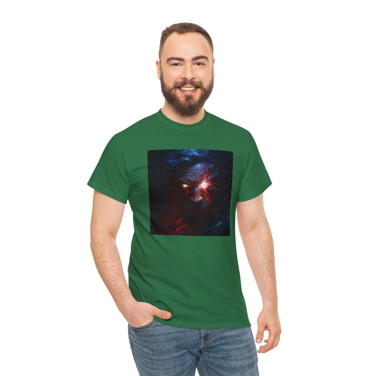 Goated Goods - All Gamers - Cyber GigaChad - Unisex T-shirt - Turf Green - S