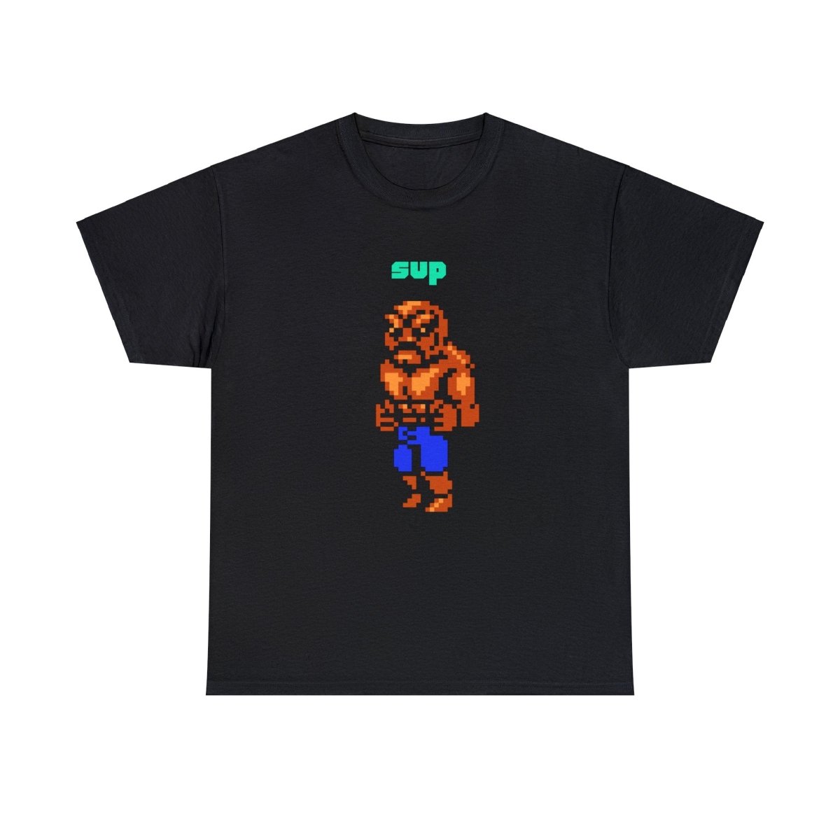 Goated Goods - All Gamers - Double Dragon Abobo Sup - Unisex T-shirt - Turf Green - S