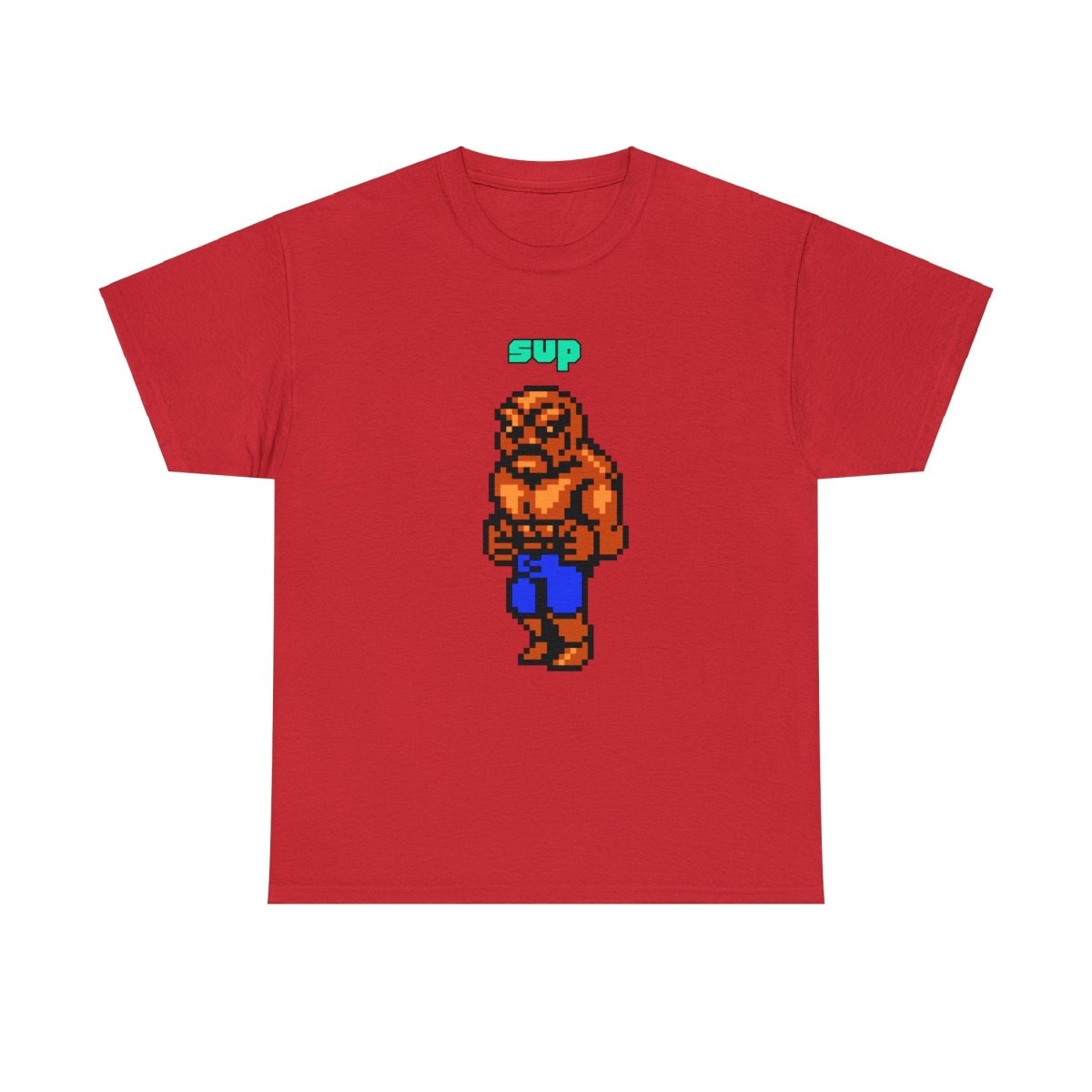 Goated Goods - All Gamers - Double Dragon Abobo Sup - Unisex T-shirt - Turf Green - S