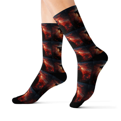 Goated Goods - All Gamers - Dragon Serpent - Socks - M -