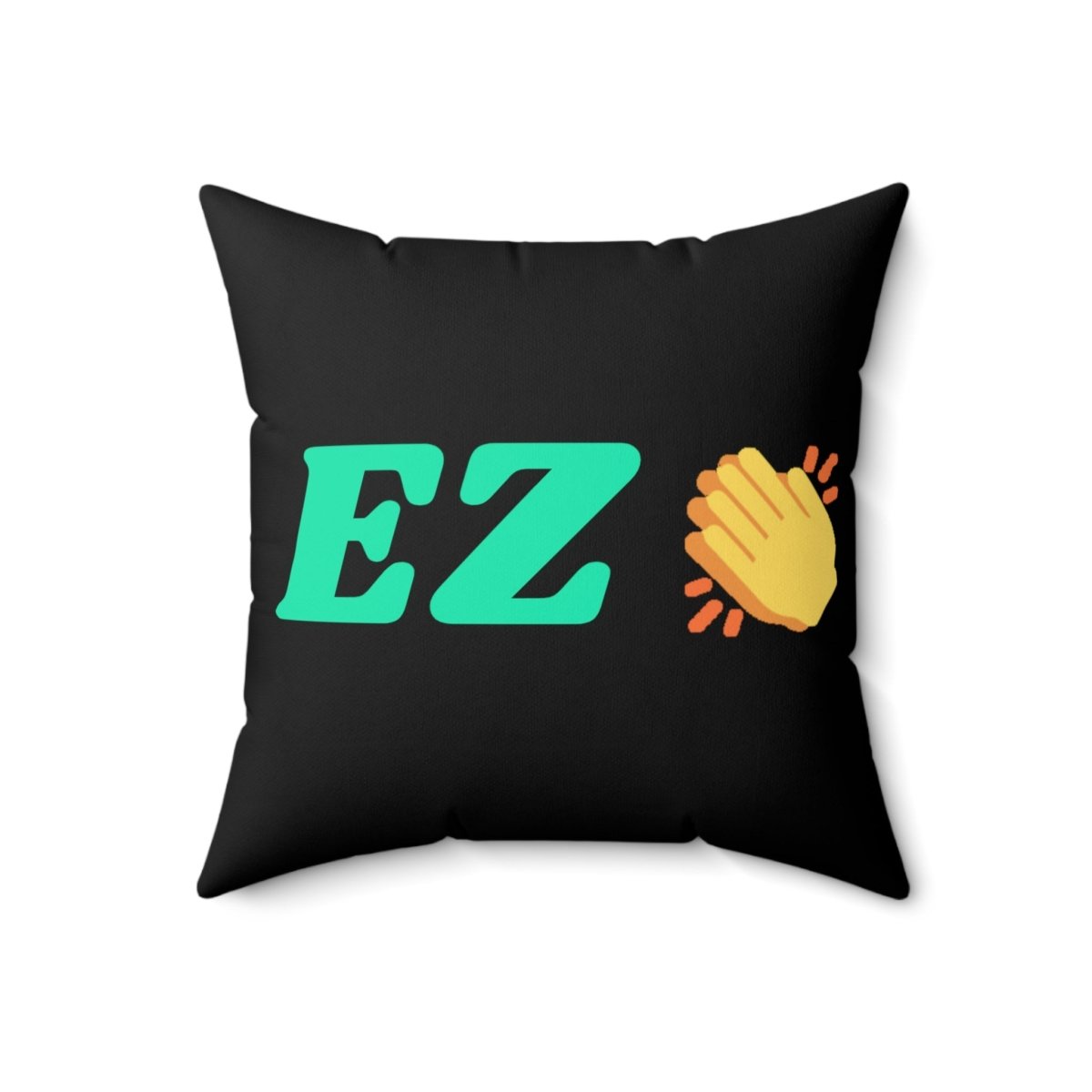 Goated Goods - All Gamers - EZ Clap - Square Pillow - 18" × 18" -