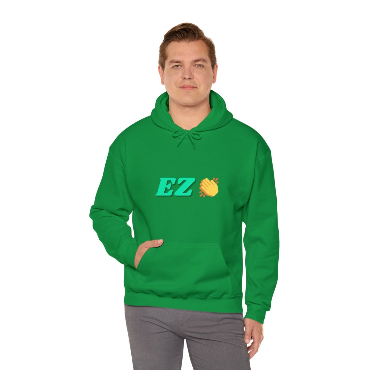 Goated Goods - All Gamers - EZ Clap - Unisex Hoodie - Irish Green - S