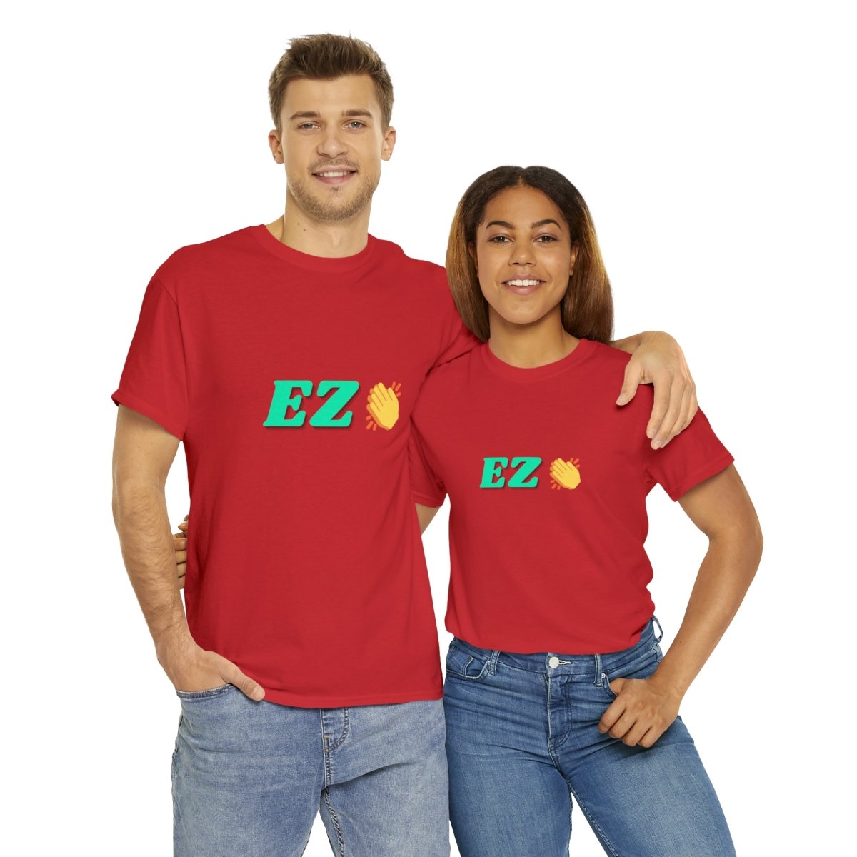 Goated Goods - All Gamers - EZ Clap - Unisex T-shirt - Red - S