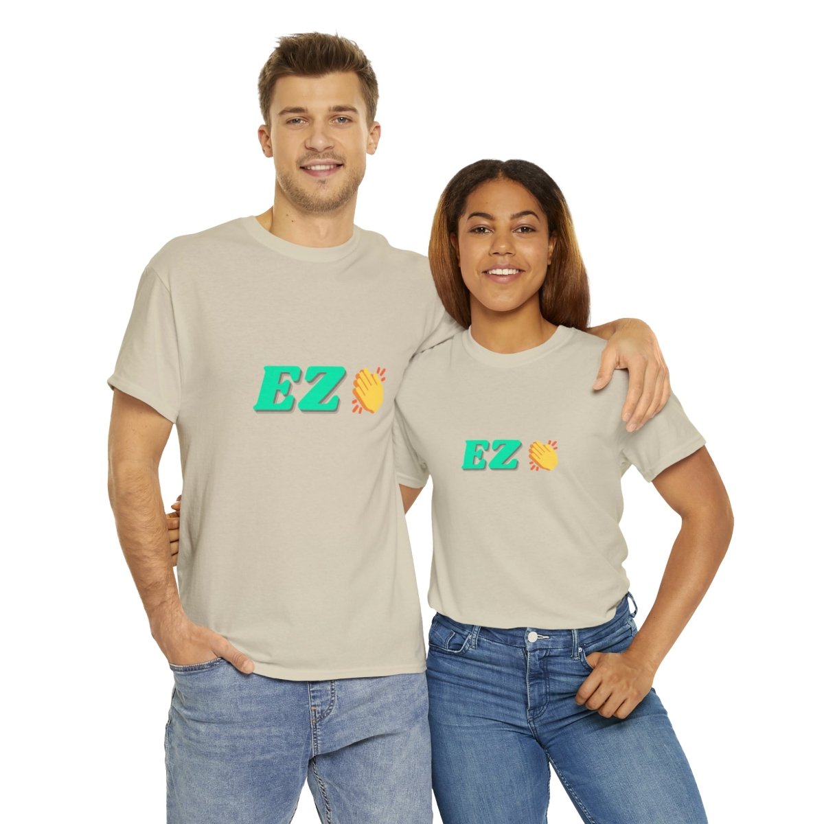 Goated Goods - All Gamers - EZ Clap - Unisex T-shirt - Sand - S