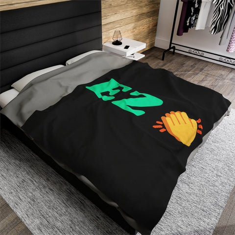 Goated Goods - All Gamers - EZ Clap - Velveteen Plush Blanket - 60